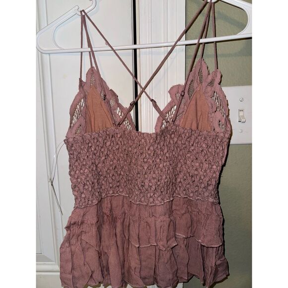 NWT Free People Adella Cami in "Mauve" Sz M - Picture 3 of 5
